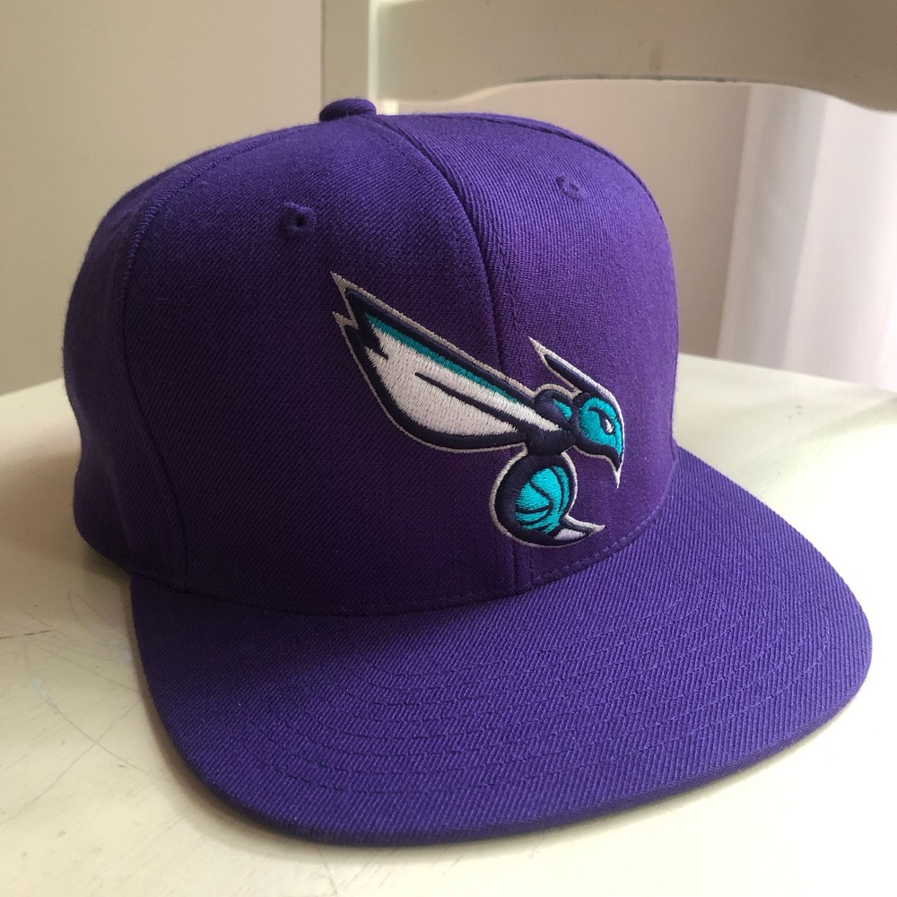 New: Mitchell & Ness Charlotte Hornets SnapBack Hat.